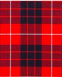 Hamilton Red Modern Tartan Kilt Fabric