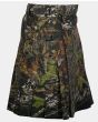Jungle Camo Utility Kilt with Cargo Pockets Modern Kilt