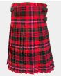 MacKinnon Red Modern Tartan Kilt Back