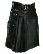 Mens Leather Kilt