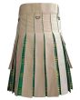Modern Irish Tartan Hybrid Utility Kilt Back