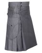 Modern Utility Kilt with Cargo Pockets 