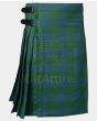 Montgomery Blue Ancient Tartan kilt Front