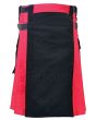 Pink Black Hybrid Utility Kilt