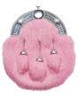 Pink Rabbit Fur Sporran 