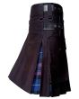 Pride of Scotland Tartan Hybrid Kilt Side