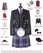 Prince Charlie Wedding Kilt Outfit For Men Front
