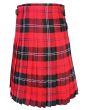 Ramsay Red Modern Tartan Kilt Back