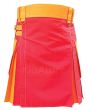 Red and Orange Hybrid Utility Kilt