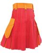 Red and Orange Hybrid Utility Kilt Back