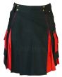 Red Hybrid Utility Kilt