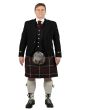 Robertson Red Modern Tartan Argyle Oufit Fifth