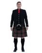 Robertson Red Modern Tartan Argyle Oufit Third