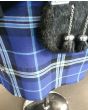 Scottish Bluebell Tartan Kilt Side