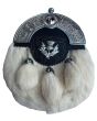 White Rabbit Fur Sporran 