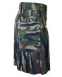 Woodland Camouflage Kilt Back